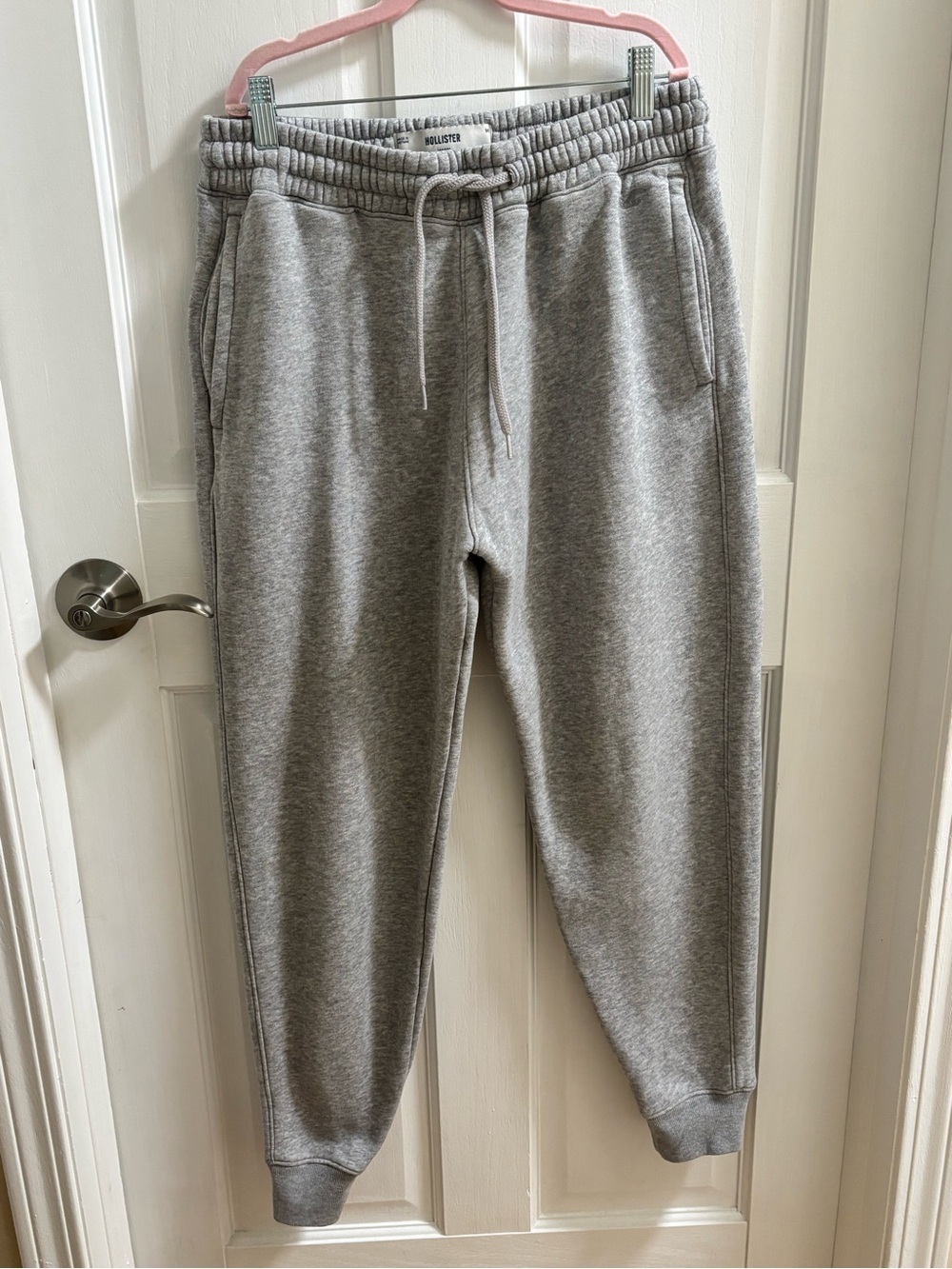 Men’s Hollister Classic Grey Joggers Size Medium